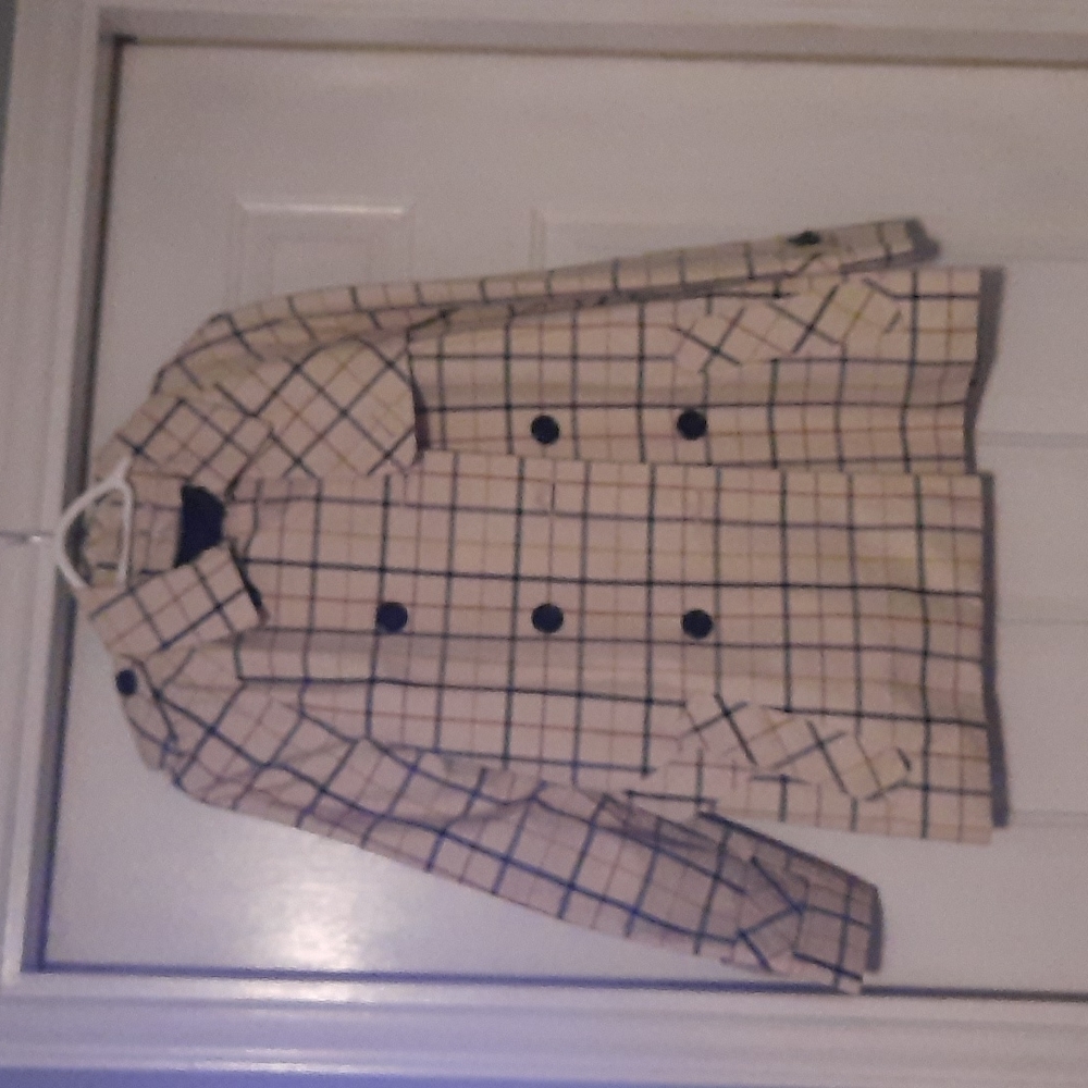 Coach short Trench coat size L